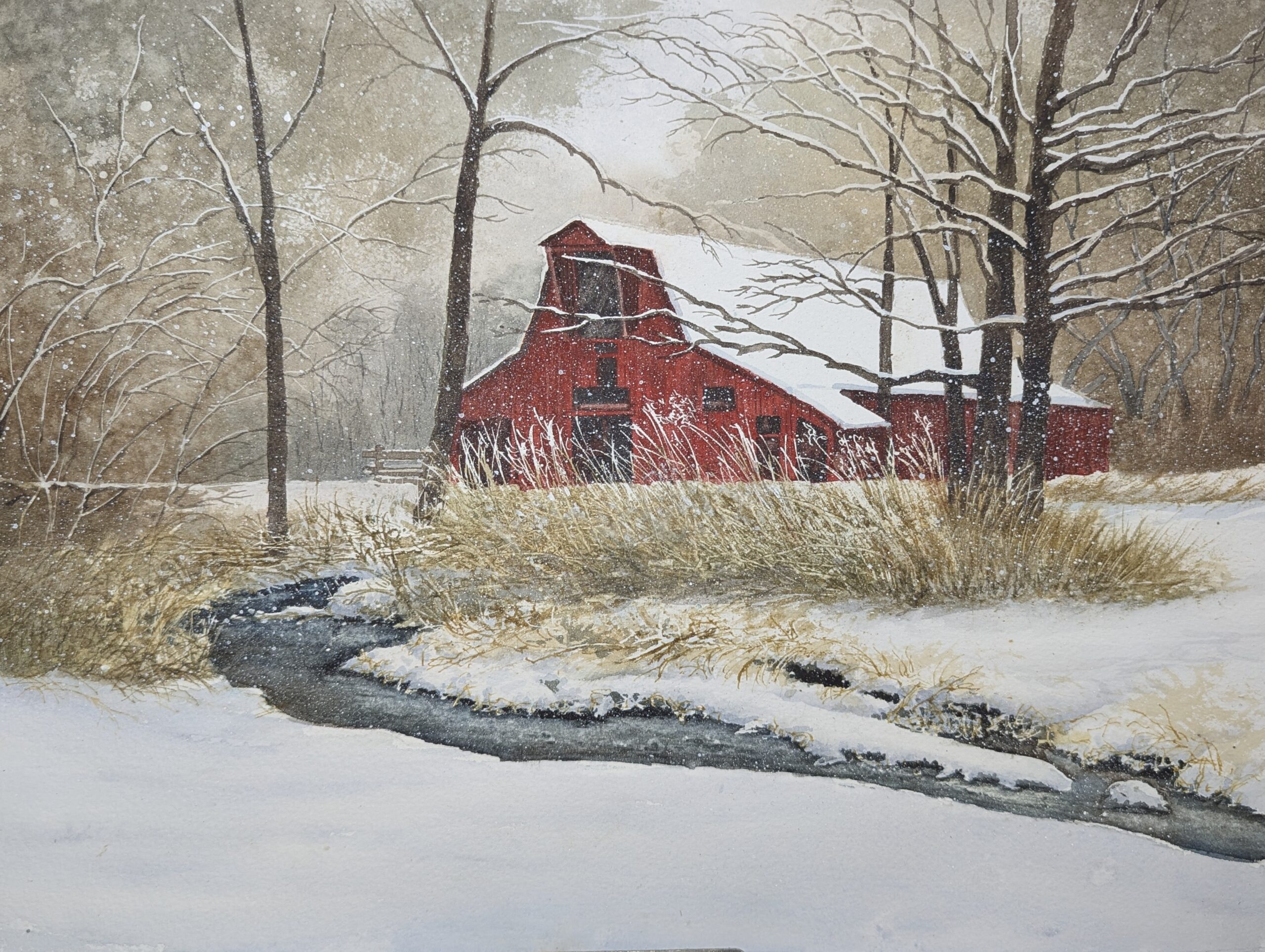 Winter Barn